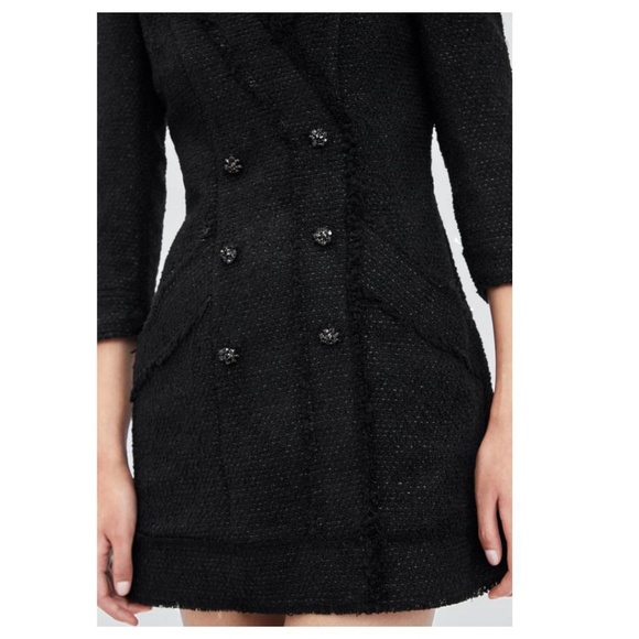 Zara tweed blazers dress (8196) - Picture 3 of 7